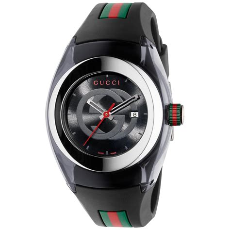 gucci sync watch on wrist|Gucci watch with interchangeable bands.